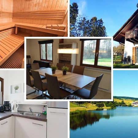 Seepark Kirchheim Ferienhaus Bei Zeta Mit Sauna Luaran gambar