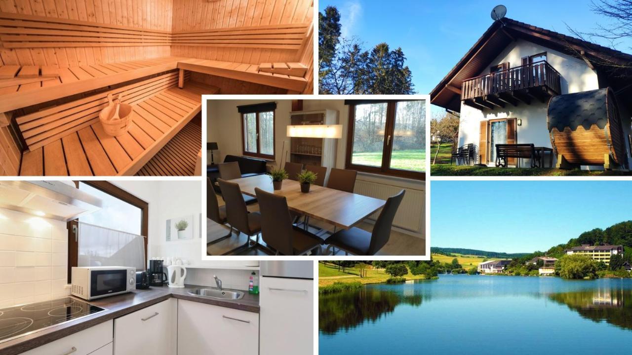 Seepark Kirchheim Ferienhaus Bei Zeta Mit Sauna Luaran gambar