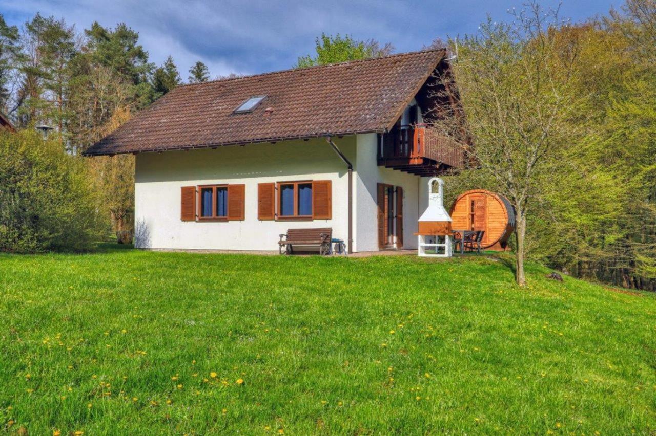 Seepark Kirchheim Ferienhaus Bei Zeta Mit Sauna Luaran gambar