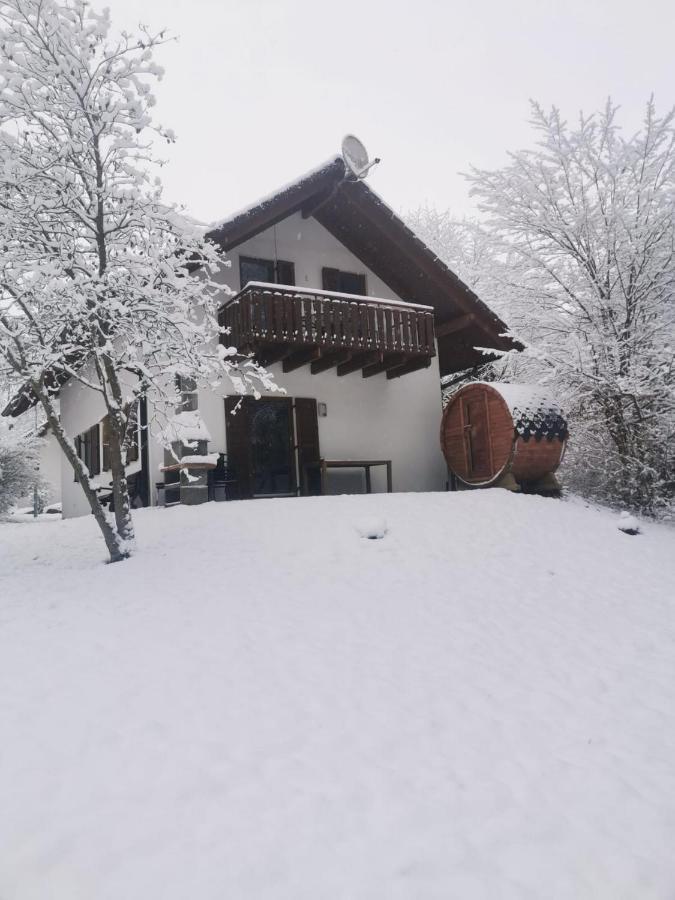 Seepark Kirchheim Ferienhaus Bei Zeta Mit Sauna Luaran gambar